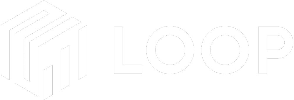 logo loop white